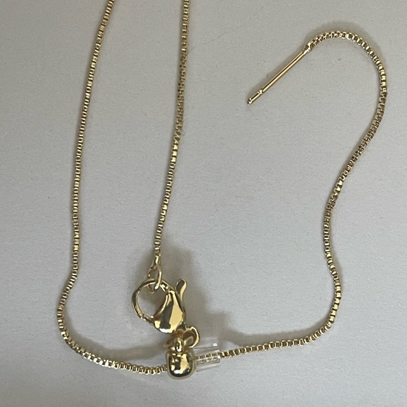 Yellow Gold Plated CZ Mama Necklace - Picture 3 of 5